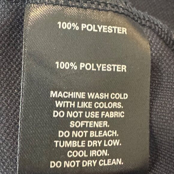 Ogio Mens Black Long Sleeve Polo Shirt Size Large - Picture 6 of 7